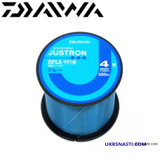 Леска монофильная Daiwa Justron DPLS BL размотка 500м синяя